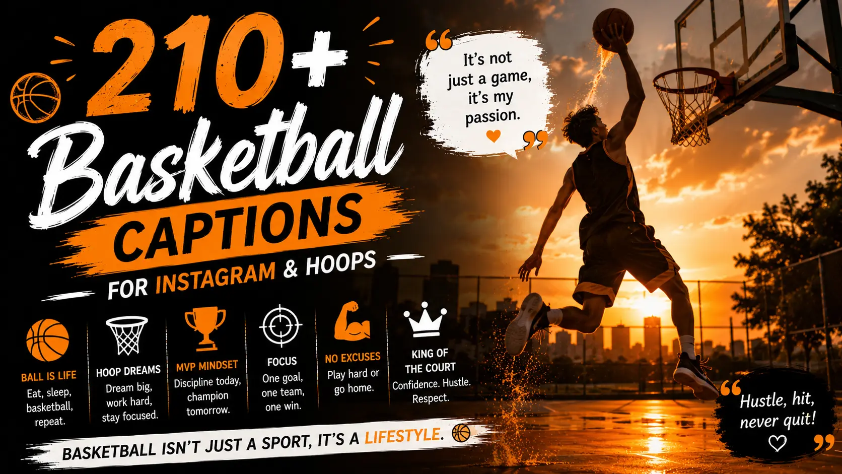 Basketball Captions for Instagram & Hoops