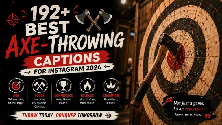 Best Axe-Throwing Captions for Instagram