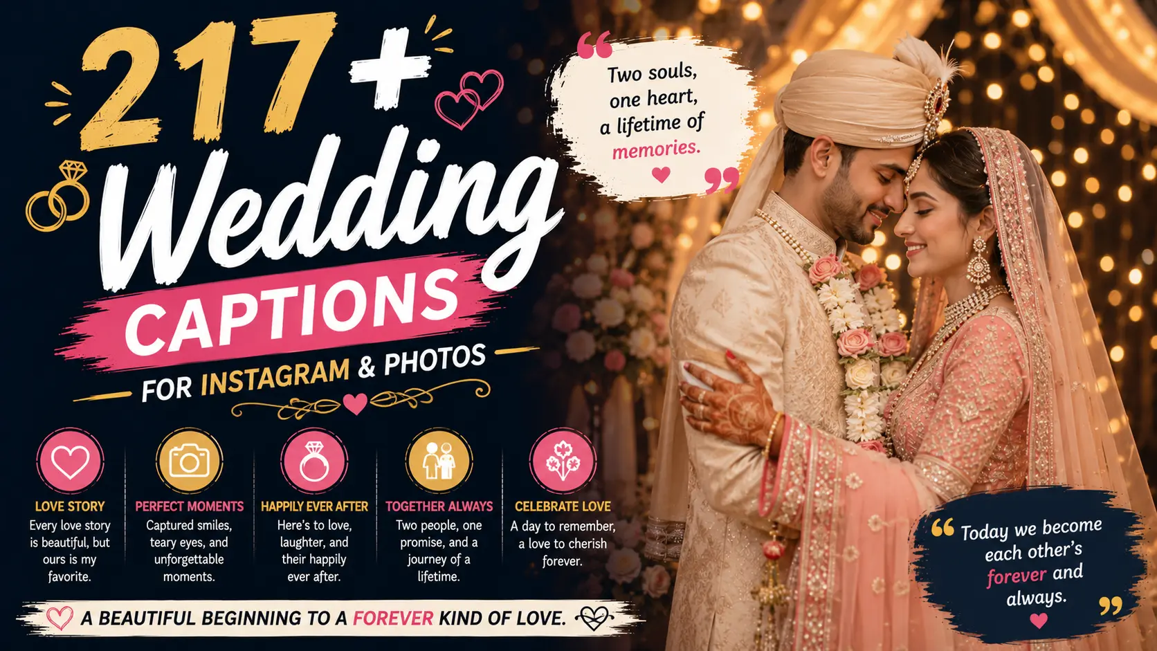 Wedding Captions
