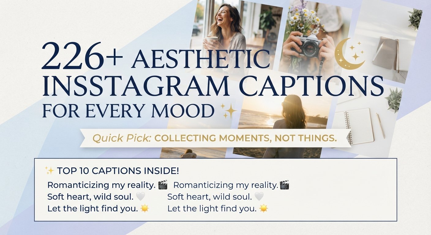 Aesthetic Instagram Captions for Every Mood