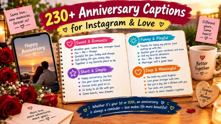Anniversary Captions