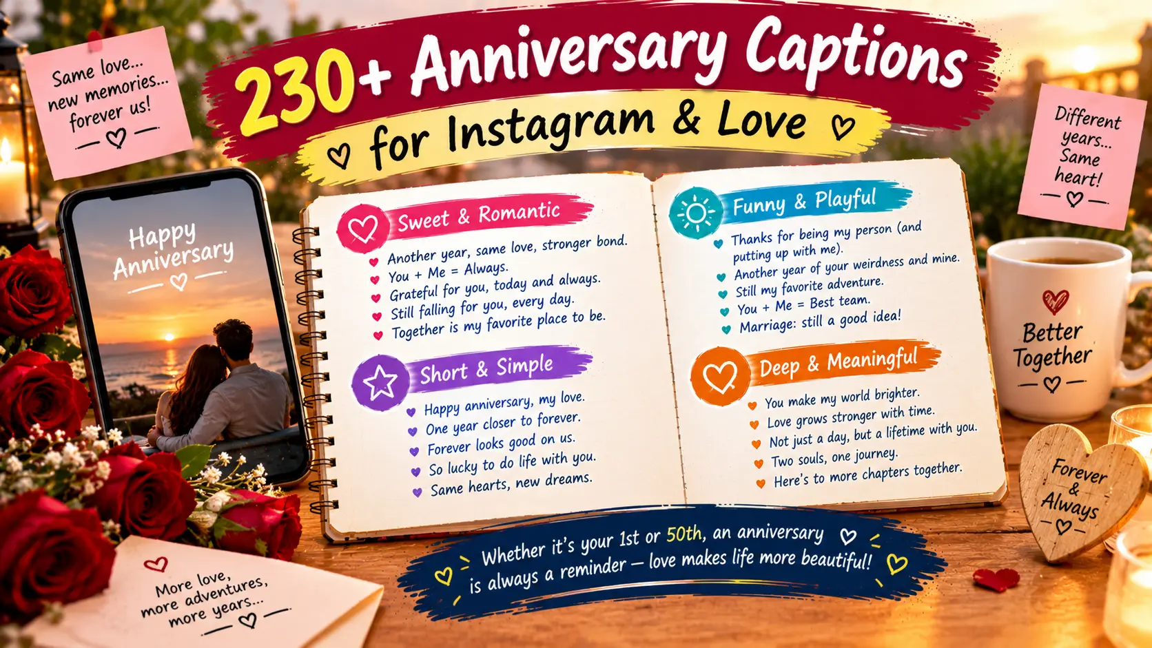 Anniversary Captions