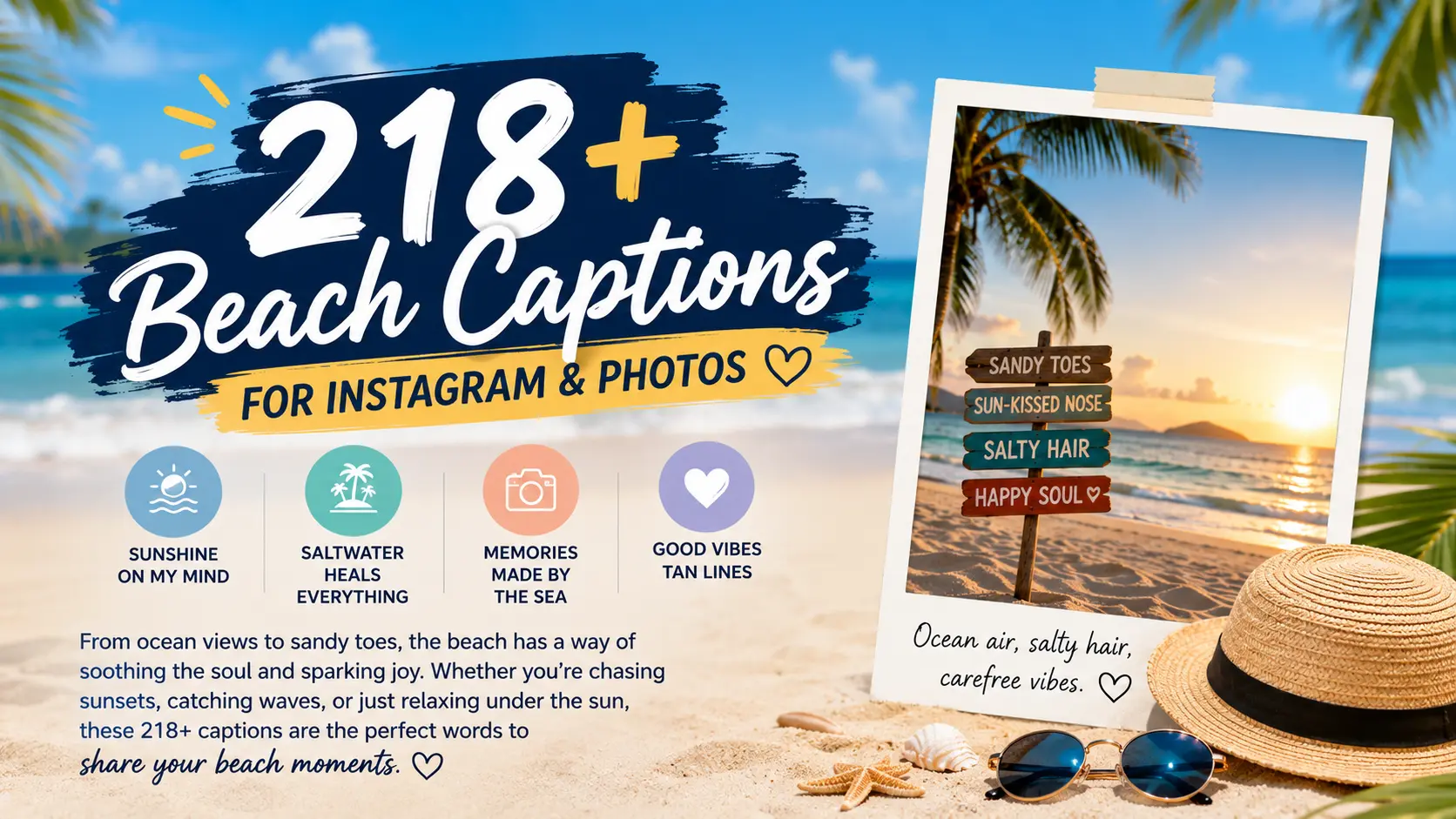 Beach Captions