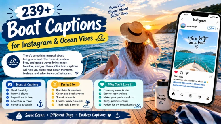 Boat Captions