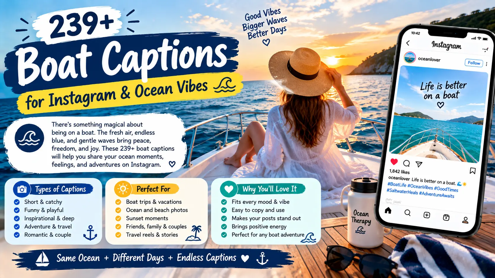 Boat Captions