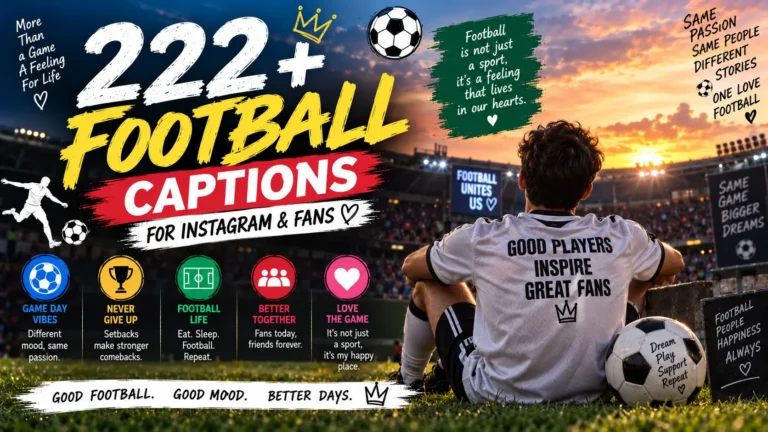 Football Captions